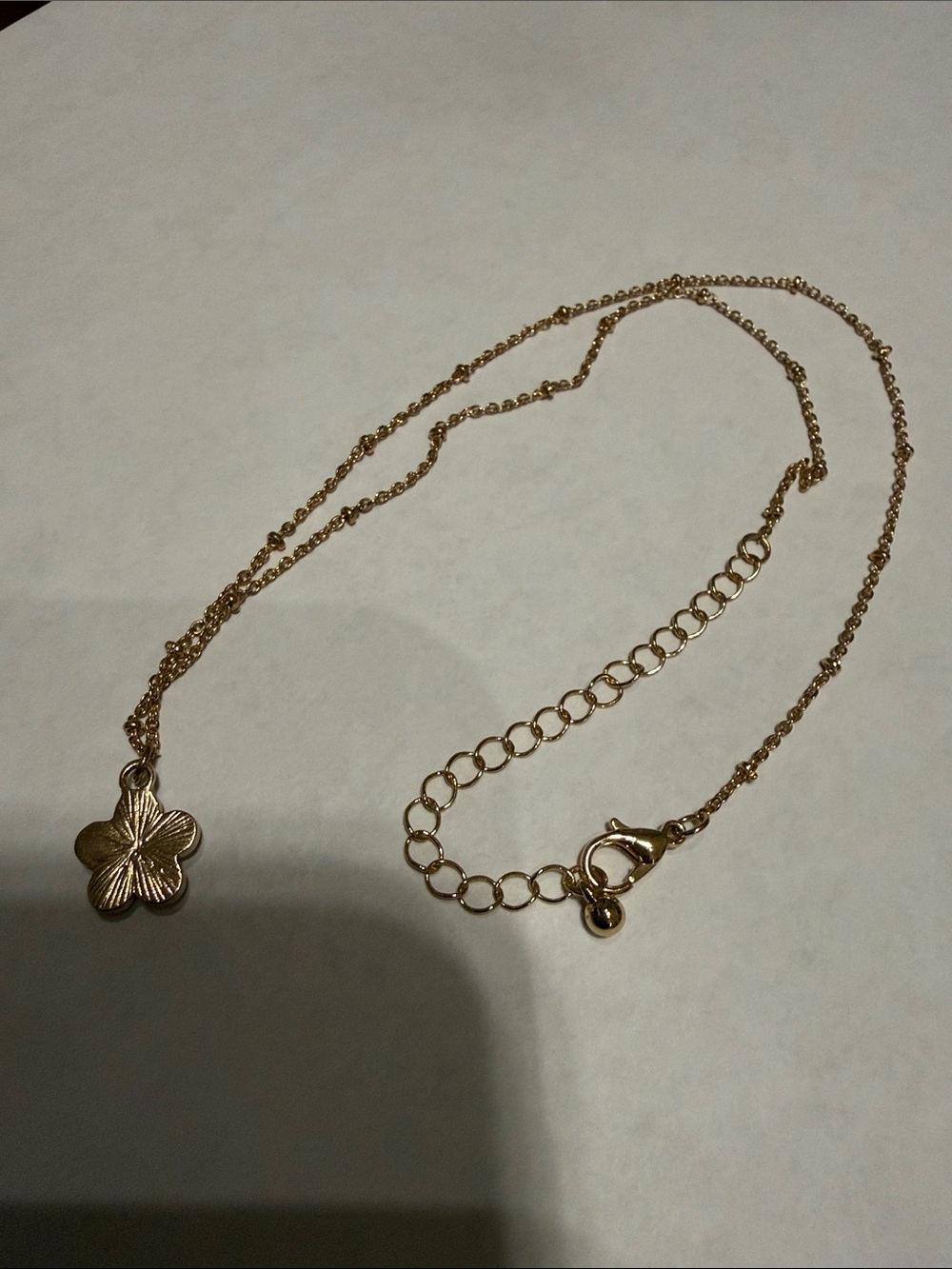 Gold Plated Flower Pendant Necklace From Anthropologie!!🔥🔥🔥 - Picture 7 of 13